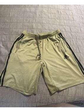 Mens tan adidas shorts